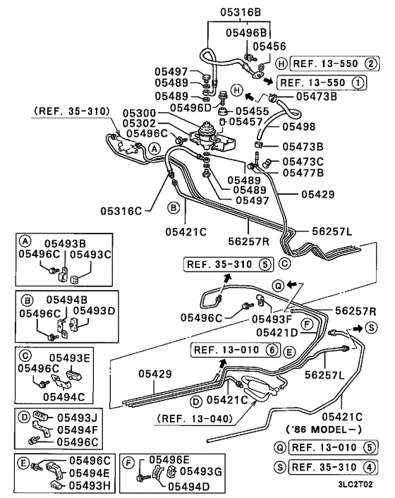 Fuel line & vapor gas control