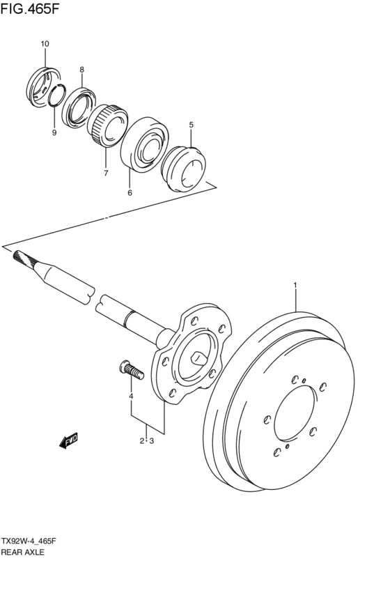 rear axle