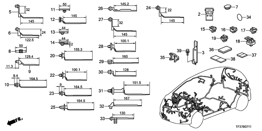Harness band/bracket