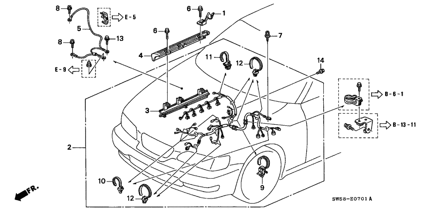 Engine wire harness