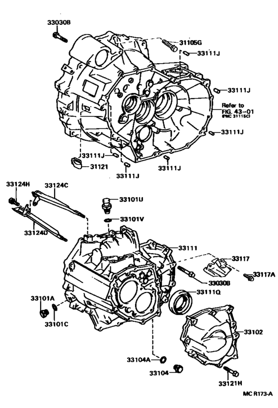 Clutch Housing & Transmission Case (Mtm)