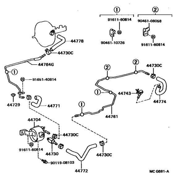 Brake Booster & Vacuum Tube