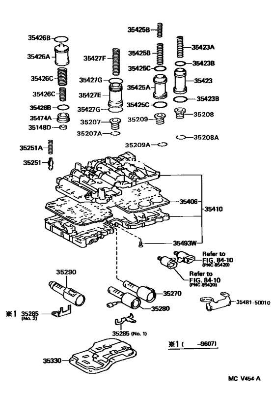 Valve Body & Oil Strainer (Atm)