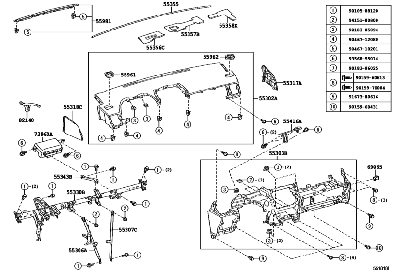 Instrument Panel & Glove Compartment