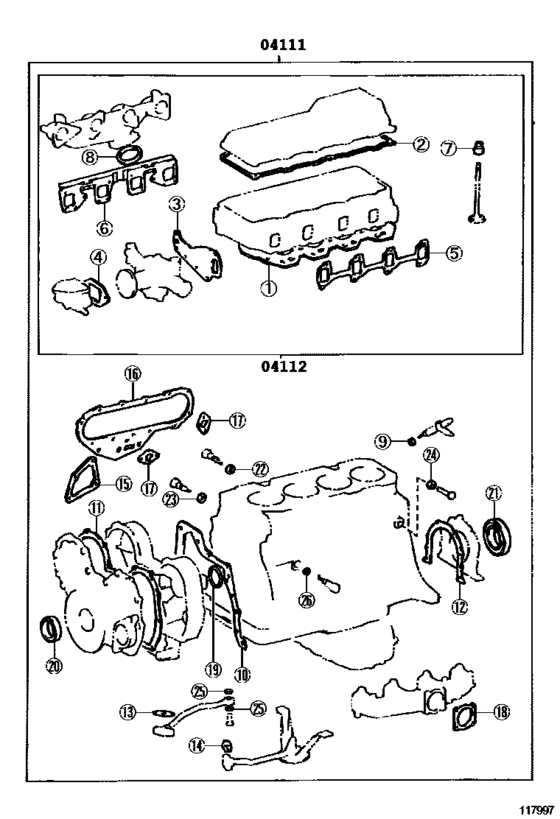 Engine Overhaul Gasket Kit