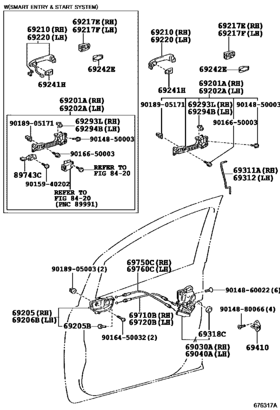 Front Door Lock & Handle