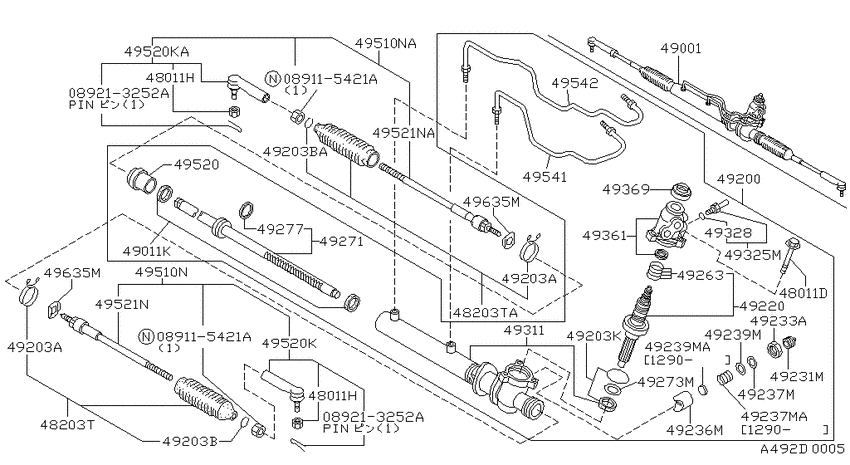 Power steering gear