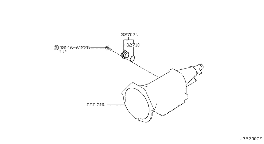 Speedometer pinion