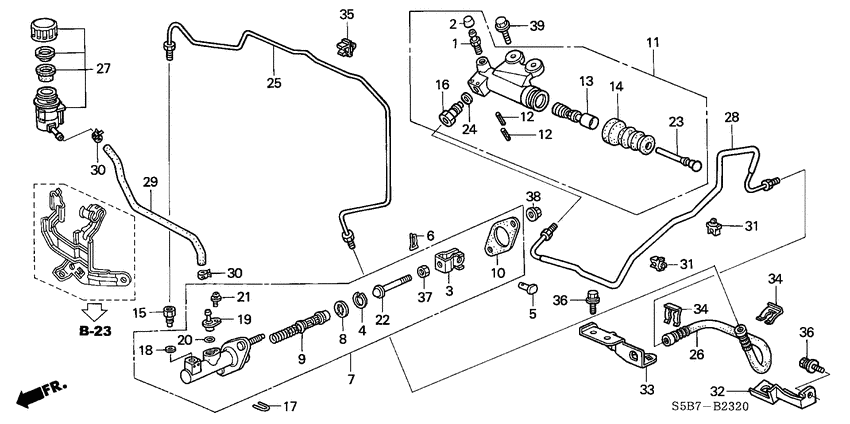 Clutch master cylinder