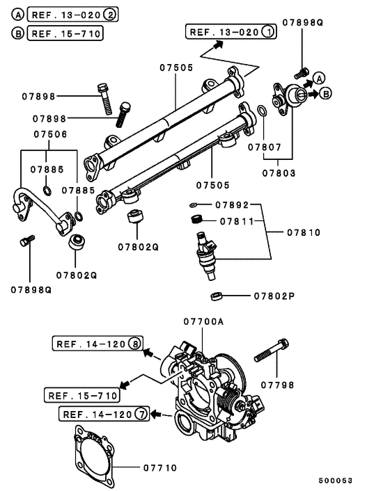 Injector & throttle body