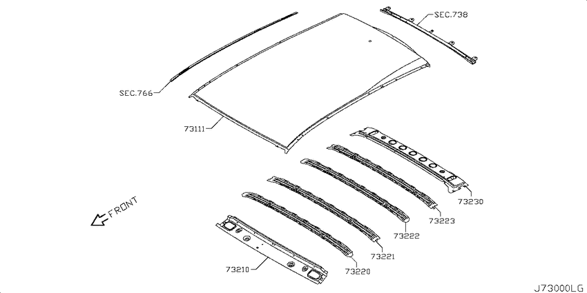 Roof panel & fitting
