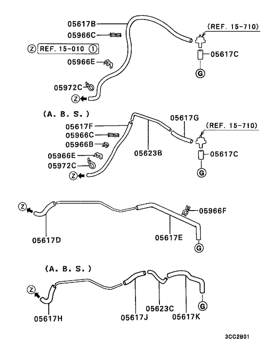Fuel line & vapor gas control