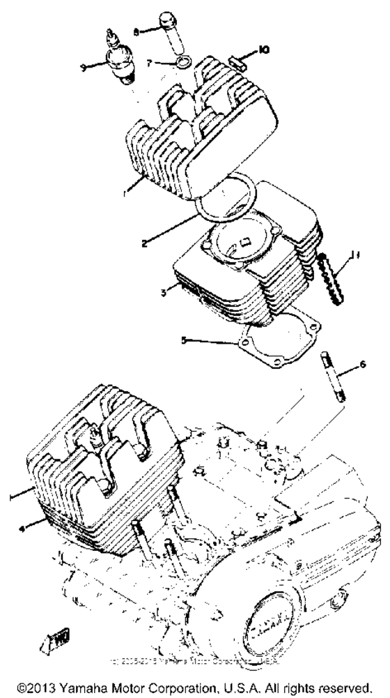 Cylinder head & cylinder