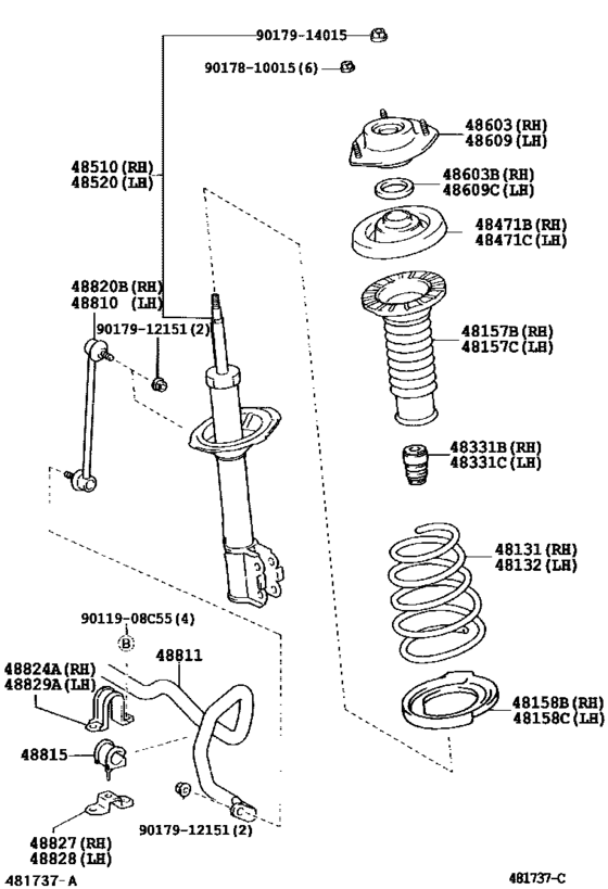 Front Spring & Shock Absorber