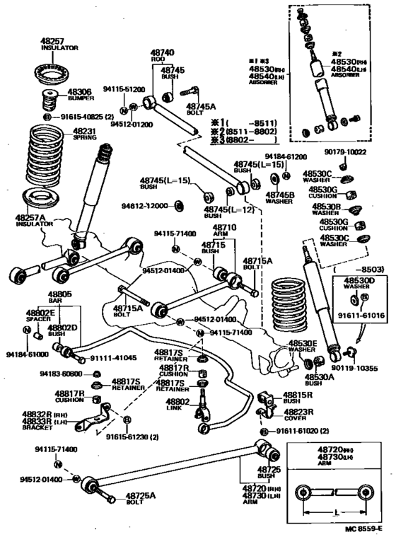 Rear Spring & Shock Absorber