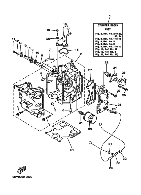Cylinder & crankcase 1
