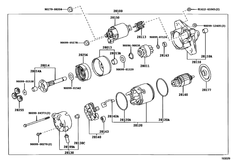 Starter for 2001 - 2008 Toyota COROLLA ZZE122 | General sales region ...