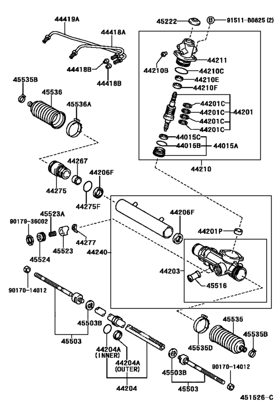 Front Steering Gear & Link