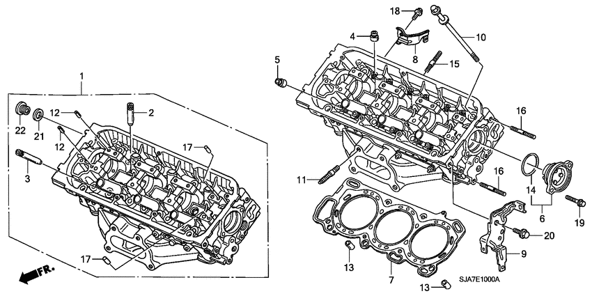 Front cylinder head