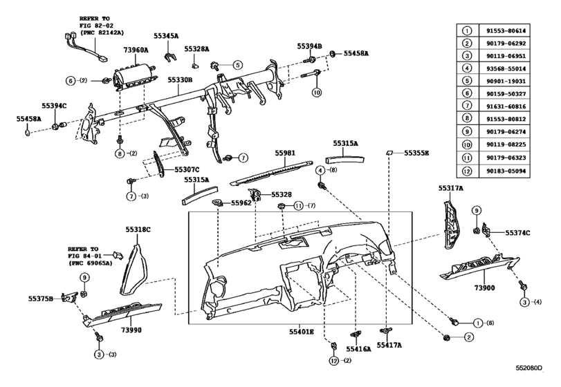 Instrument Panel & Glove Compartment