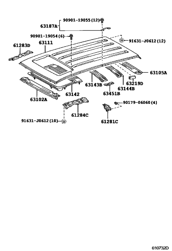 Roof Panel & Back Panel