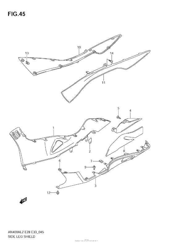 Side Leg Shield (An400A L2 E33)
