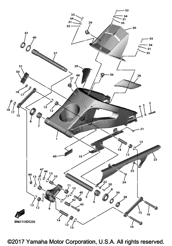 Rear arm & suspension