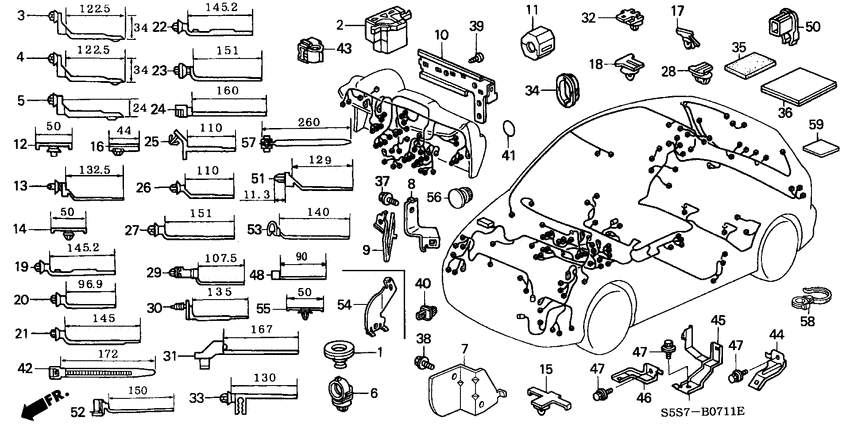 Harness band/bracket
