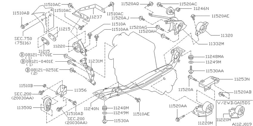 Engine & transmission   mounting