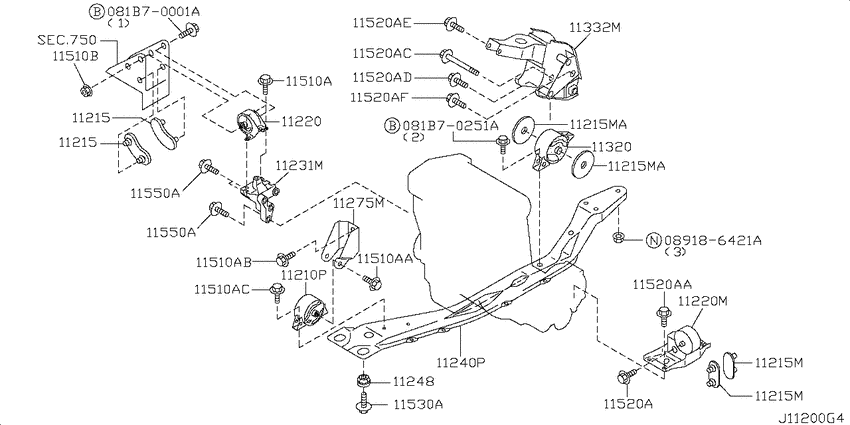 Engine & transmission   mounting