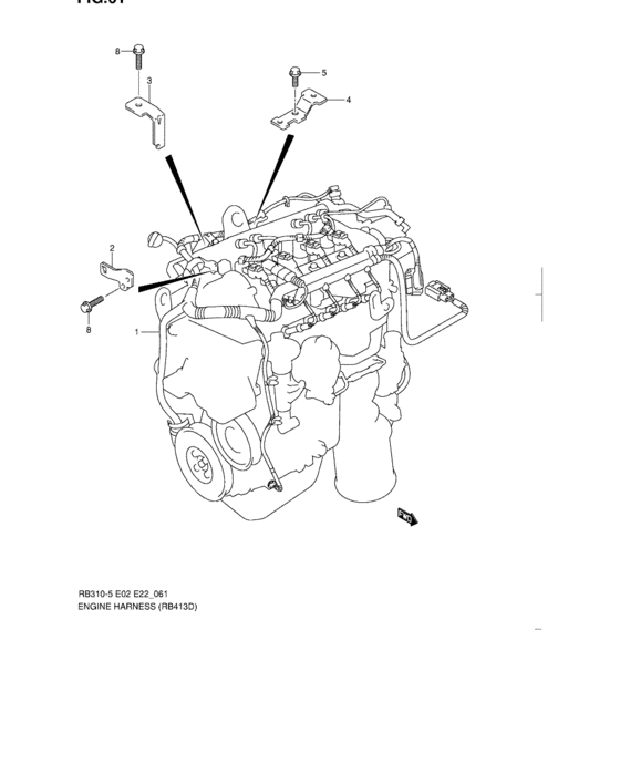 Fuel injection harness