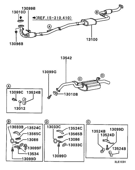 Exhaust pipe & muffler
