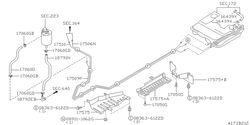 Fuel piping