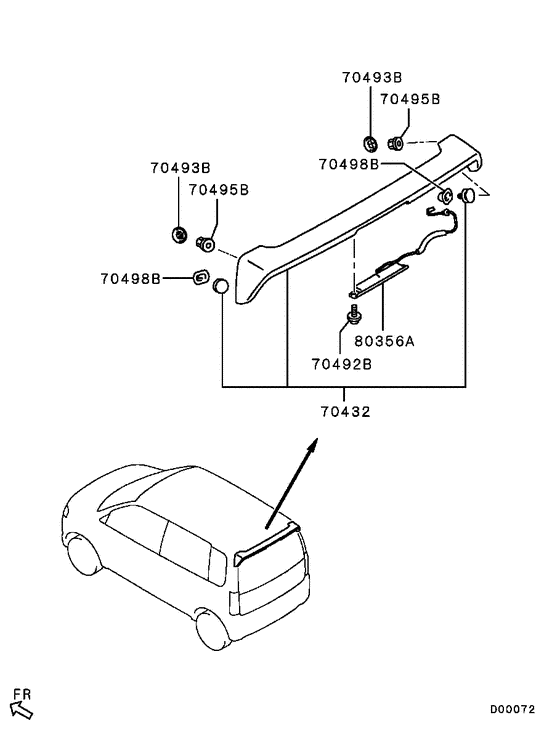 Rear garnish & moulding