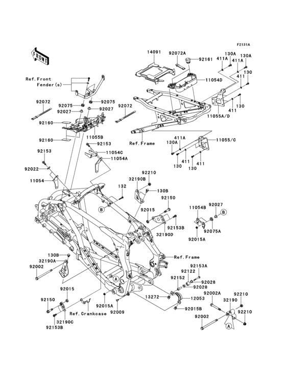 Frame fittings(1/2)(b9f/b9fb/baf)
