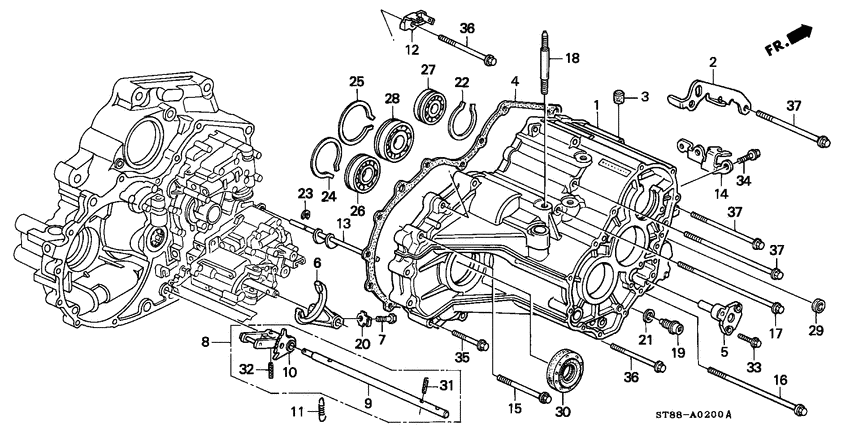 Transmission housing