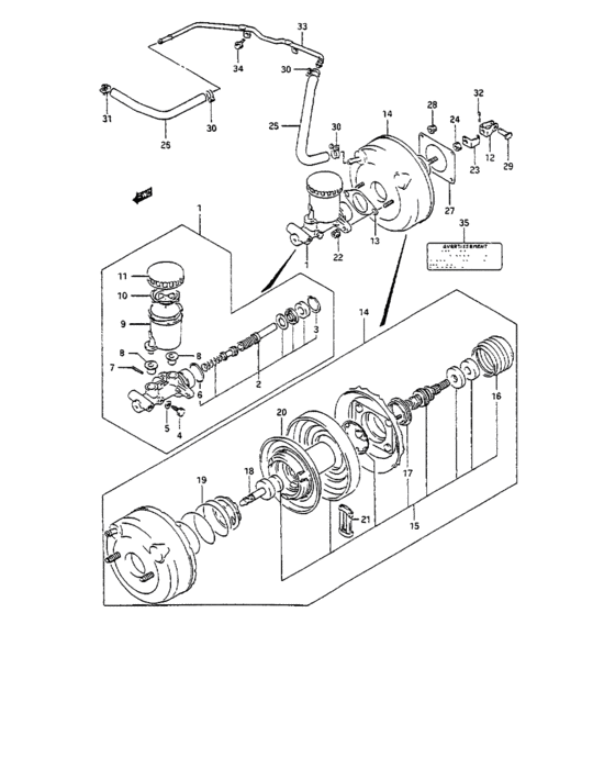 Brake master cylinder