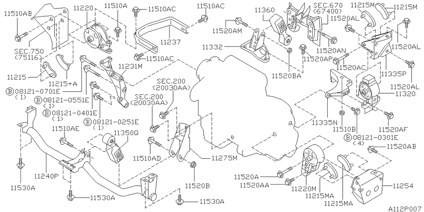 Engine & transmission   mounting