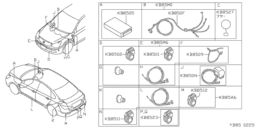 corner sensor