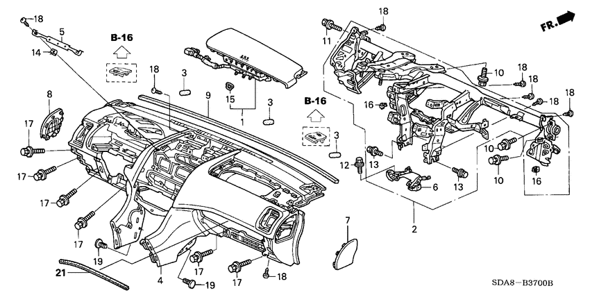 Instrument panel