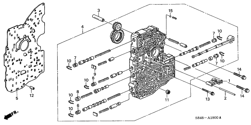 Main valve body