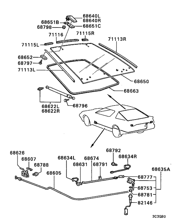 Tailgate panel & glass