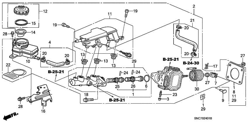 Brake master cylinder