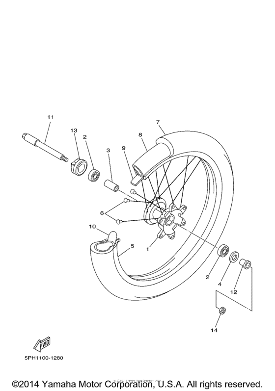 Front wheel