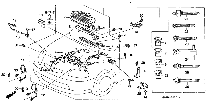 Engine wire harness