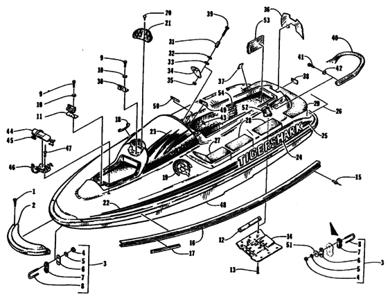 Hull and deck assembly