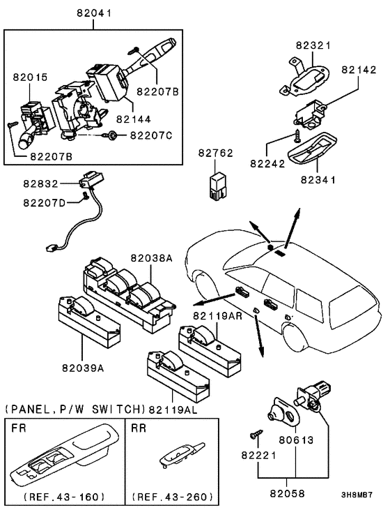Switch & cigar lighter