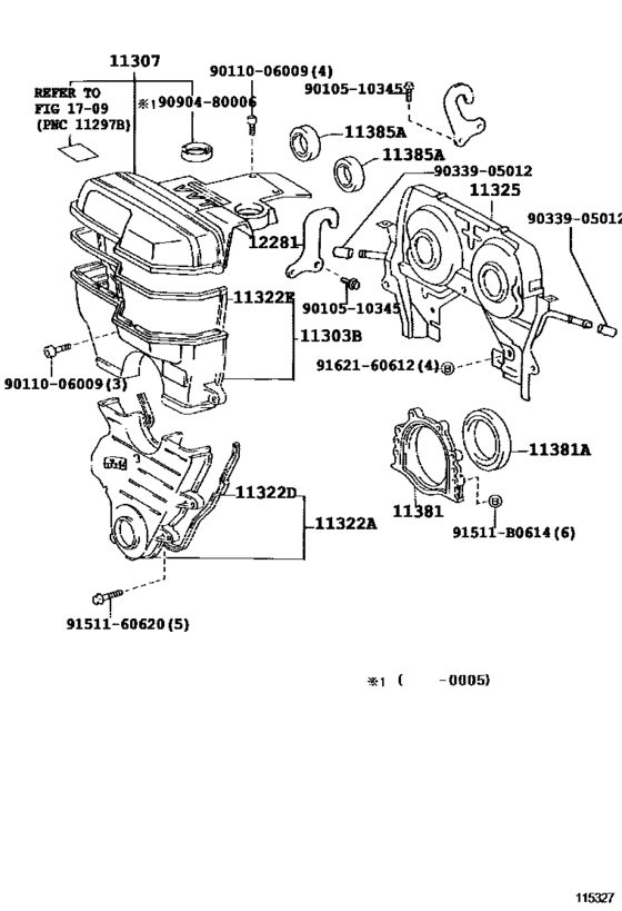 Timing Gear Cover & Rear End Plate