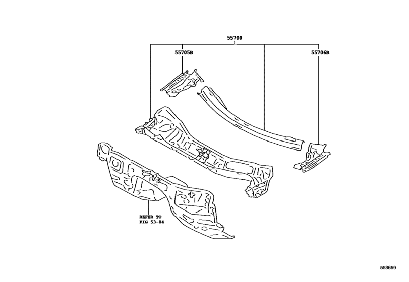 Cowl Panel & Windshield Glass