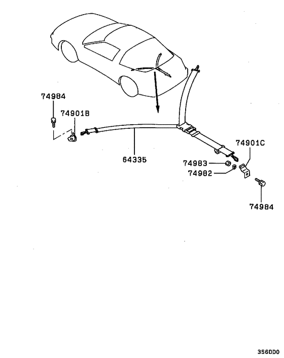 Mirror,grips & sunvisor